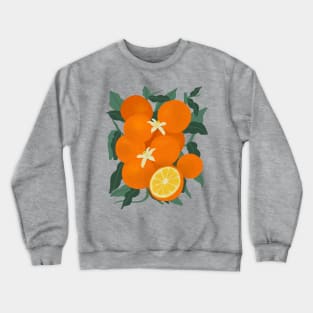 Fruit Harvest 01 Oranges Crewneck Sweatshirt